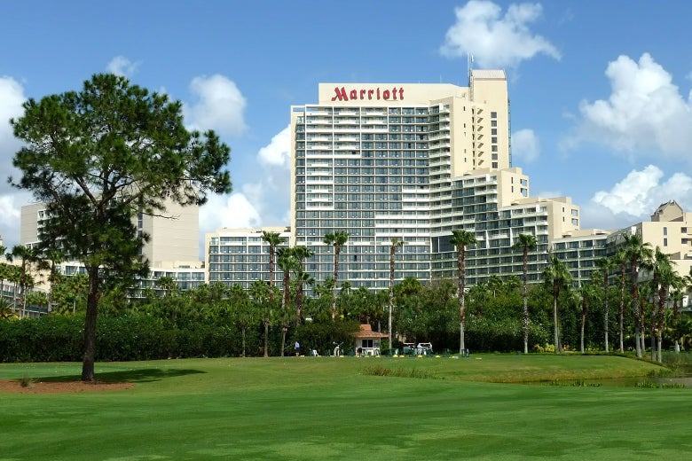 The Orlando World Center Marriott Hotel.